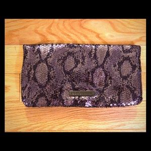 BCBGeneration Leopard Print Foldover Clutch